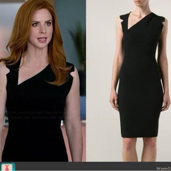 Antonio Berardi Black Midi Pencil Dress IT44 / US8 $1895 Retail - Picture 2 of 9